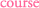 course